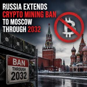 Russia Extends Crypto Mining Ban to Moscow Through 2032 Russia Extends Crypto Mining Ban To Moscow Through 2032