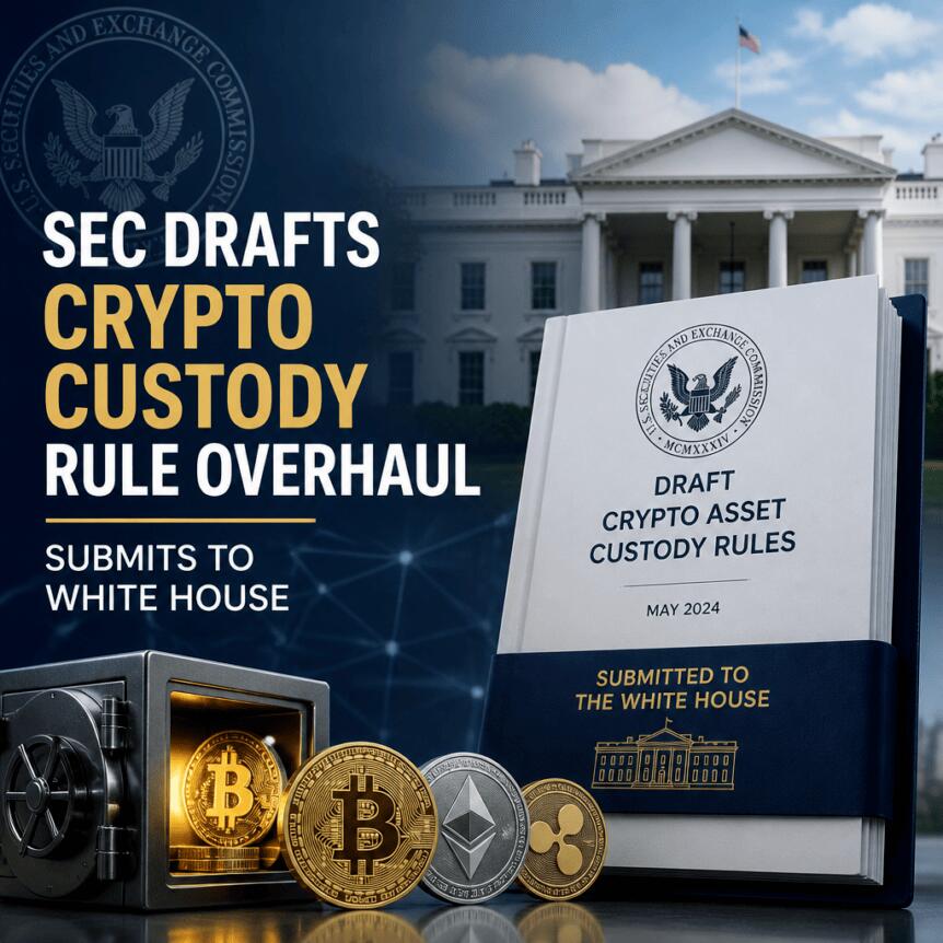 SEC Drafts Crypto Custody Rule Overhaul, Submits to White House Sec Drafts Crypto Custody Rule Overhaul, Submits To White House
