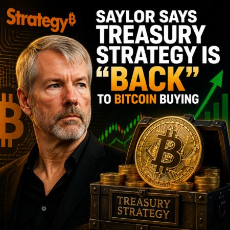 Saylor Says Treasury Strategy Is “back” To Bitcoin Buying