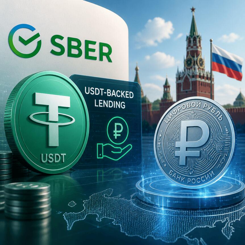 Sber Explores Usdt-Backed Lending As Russia Weighs Digital Ruble Demand