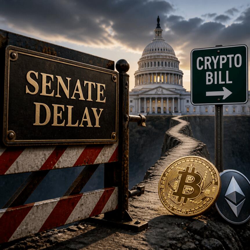 Senate Delay Leaves Crypto Bill With a Tight Path to Passage Senate Delay Leaves Crypto Bill With A Tight Path To Passage
