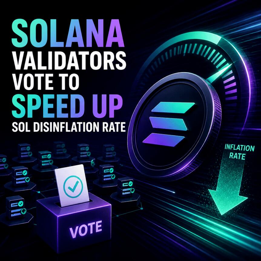 Solana Validators Vote To Speed Up Sol Disinflation Rate