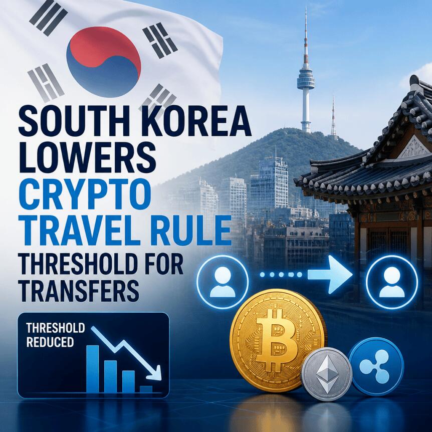 South Korea Lowers Crypto Travel Rule Threshold for Transfers South Korea Lowers Crypto Travel Rule Threshold For Transfers