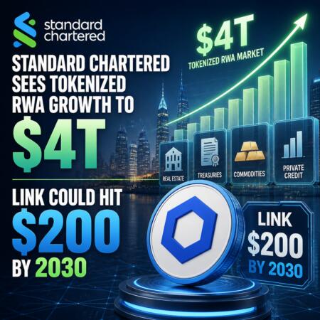 Standard Chartered Sees Tokenized Rwa Growth To $4t, Link Could Hit $200 By 2030
