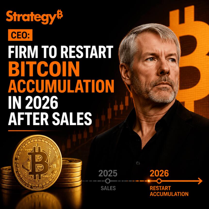 Strategy Ceo: Firm To Restart Bitcoin Accumulation In 2026 After Sales