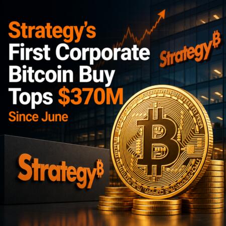 Strategyโs First Corporate Bitcoin Buy Tops $370M Since June Strategyโs First Corporate Bitcoin Buy Tops $370m Since June