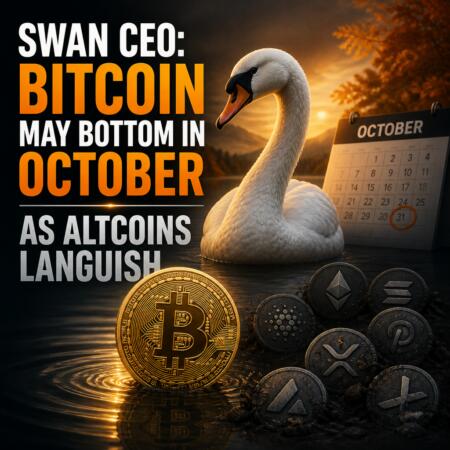 Swan CEO: Bitcoin May Bottom in October as Altcoins Languish Swan Ceo: Bitcoin May Bottom In October As Altcoins Languish