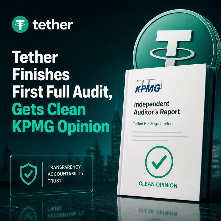 Tether Finishes First Full Audit, Gets Clean KPMG Opinion Tether Finishes First Full Audit, Gets Clean Kpmg Opinion