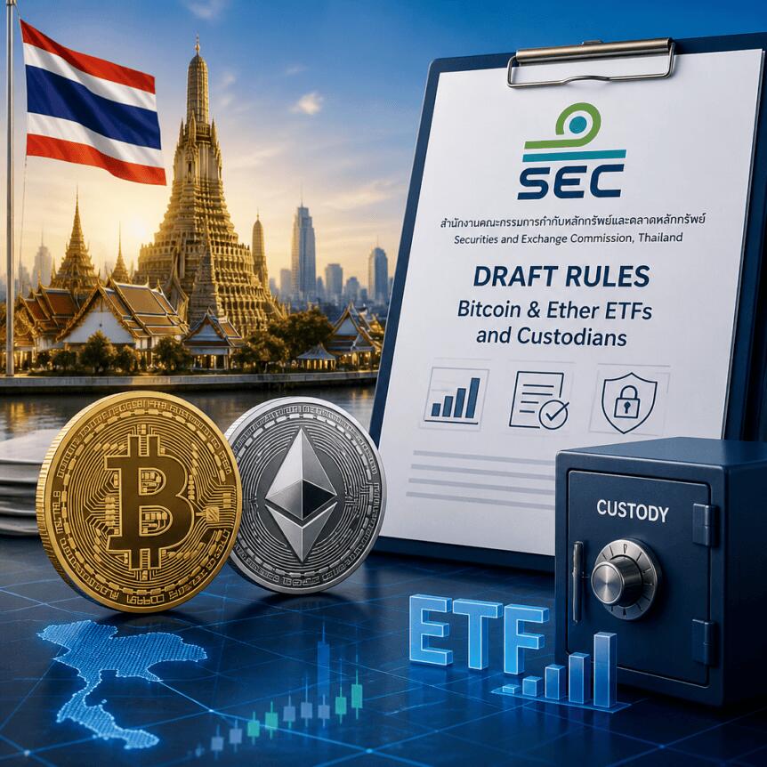 Thailand SEC Drafts Rules for Bitcoin & Ether ETFs and Custodians Thailand Sec Drafts Rules For Bitcoin & Ether Etfs And Custodians