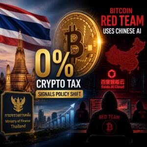 Thailand’s 0% Crypto Tax Signals Policy Shift as Bitcoin Red Team Uses Chinese AI Thailand’s 0% Crypto Tax Signals Policy Shift As Bitcoin Red Team Uses Chinese Ai