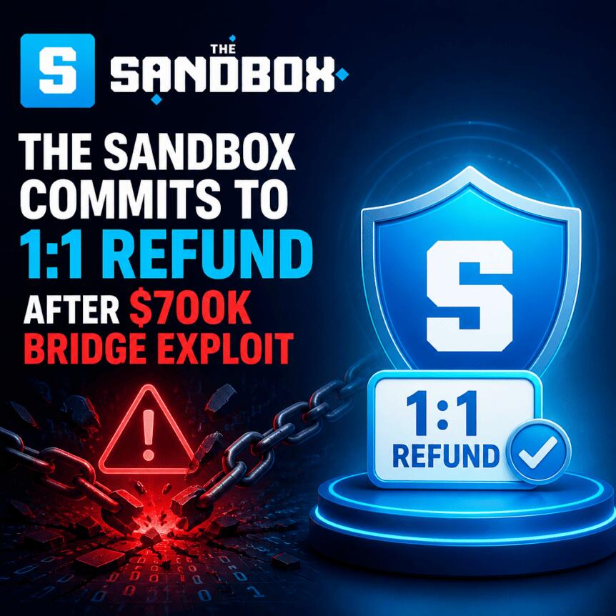 The Sandbox Commits To 1:1 Refund After $700k Bridge Exploit