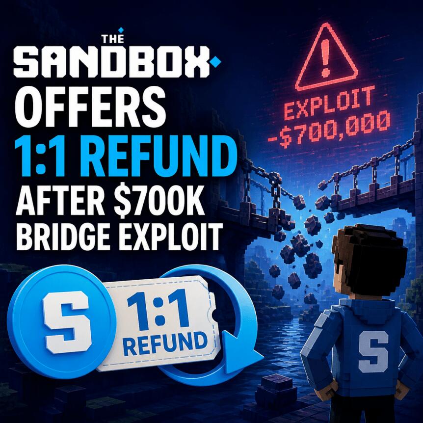 The Sandbox Offers 1:1 Refund After $700K Bridge Exploit The Sandbox Offers 1:1 Refund After $700k Bridge Exploit
