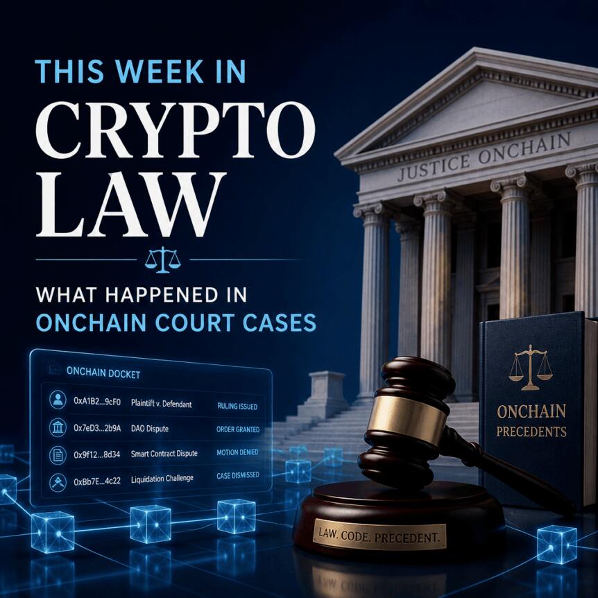 This Week in Crypto Law: What Happened in Onchain Court Cases