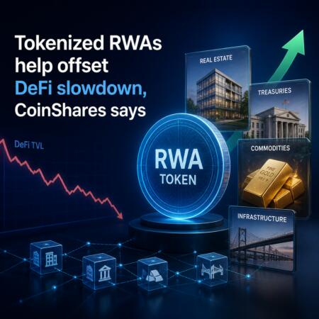 Tokenized RWAs help offset DeFi slowdown, CoinShares says Tokenized Rwas Help Offset Defi Slowdown, Coinshares Says