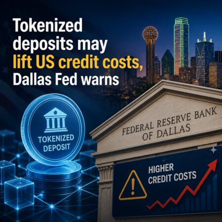 Tokenized deposits may lift US credit costs, Dallas Fed warns Tokenized Deposits May Lift Us Credit Costs, Dallas Fed Warns