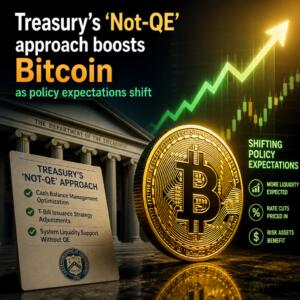 Treasury’s ‘Not-QE’ approach boosts Bitcoin as policy expectations shift Treasury’s ‘not-Qe’ Approach Boosts Bitcoin As Policy Expectations Shift