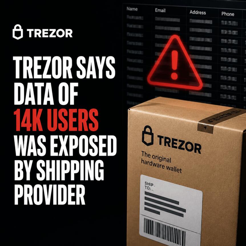Trezor Says Data of 14K Users Was Exposed by Shipping Provider Trezor Says Data Of 14k Users Was Exposed By Shipping Provider