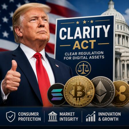 Trump Backs Clarity Act As Crypto Industry Calls For Legal Clarity