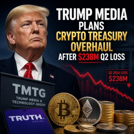 Trump Media Plans Crypto Treasury Overhaul After $238m Q2 Loss