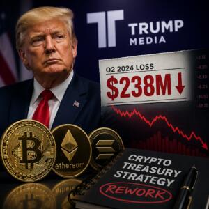 Trump Media to Rework Crypto Treasury Strategy After $238M Q2 Loss Trump Media To Rework Crypto Treasury Strategy After $238m Q2 Loss