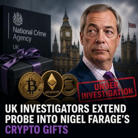 Uk Investigators Extend Probe Into Nigel Farage’s Crypto Gifts