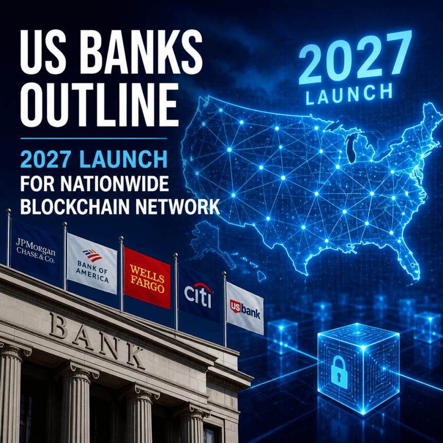 US Banks Outline 2027 Launch for Nationwide Blockchain Network Us Banks Outline 2027 Launch For Nationwide Blockchain Network
