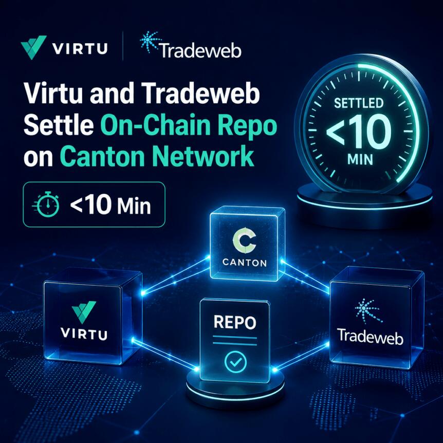 Virtu and Tradeweb Settle On-Chain Repo on Canton Network in <10 Min Virtu And Tradeweb Settle On-Chain Repo On Canton Network In