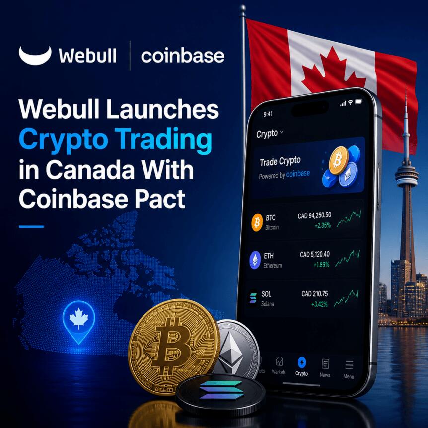 Webull Launches Crypto Trading in Canada With Coinbase Pact Webull Launches Crypto Trading In Canada With Coinbase Pact