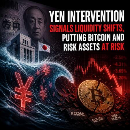 Yen Intervention Signals Liquidity Shifts, Putting Bitcoin And Risk Assets At Risk