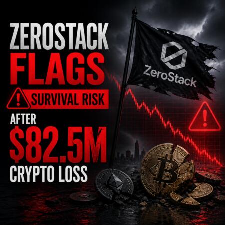 Zerostack Flags Survival Risk After $82.5m Crypto Loss
