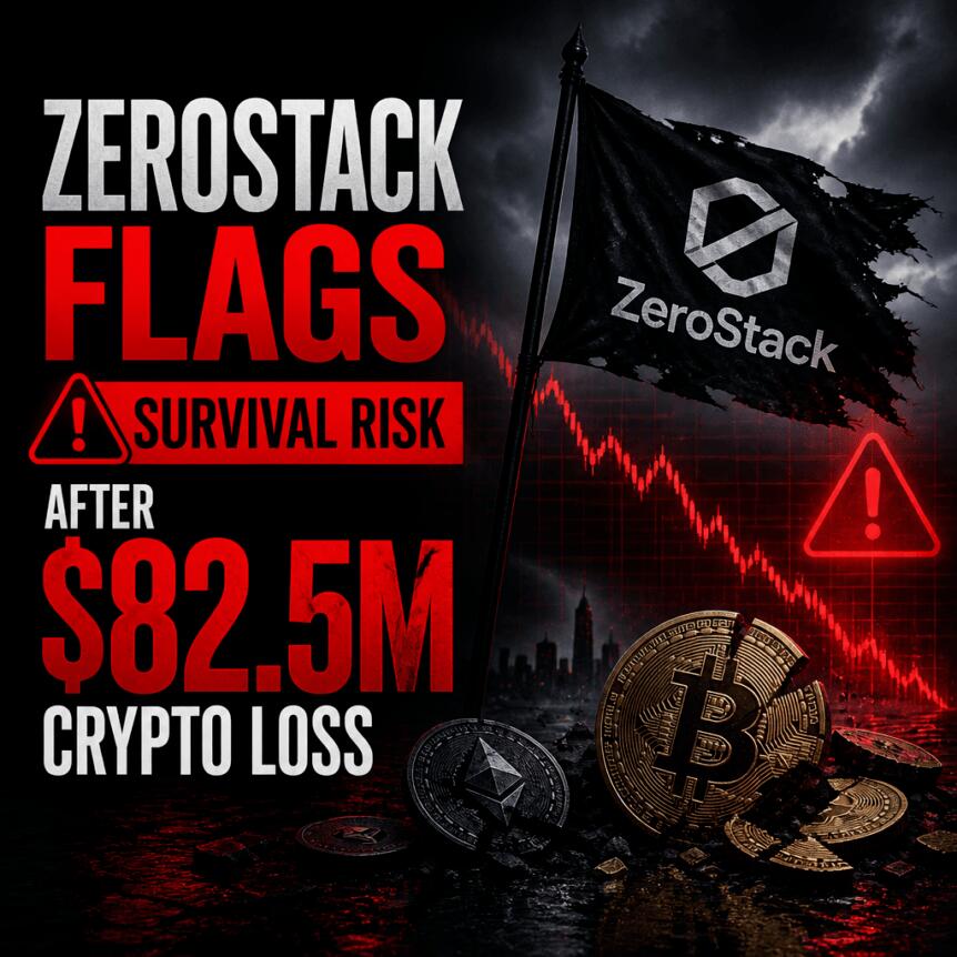 ZeroStack Flags Survival Risk After $82.5M Crypto Loss Zerostack Flags Survival Risk After $82.5m Crypto Loss