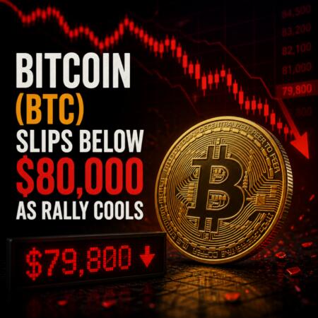 Bitcoin Btc Slips Below 80 000 As Rally Cools