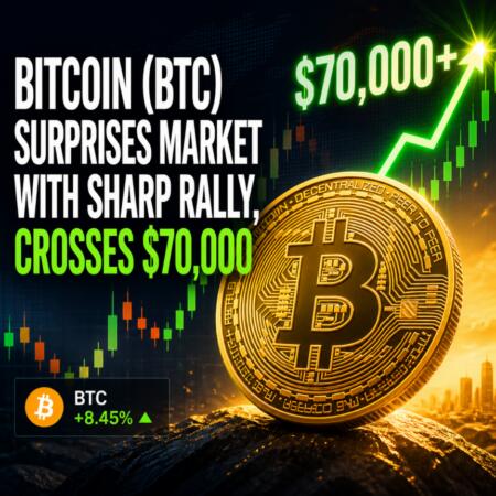 Bitcoin (BTC) Surprises Market With Sharp Rally, Crosses $70,000 Bitcoin Btc Surprises Market With Sharp Rally Crosses 70 000