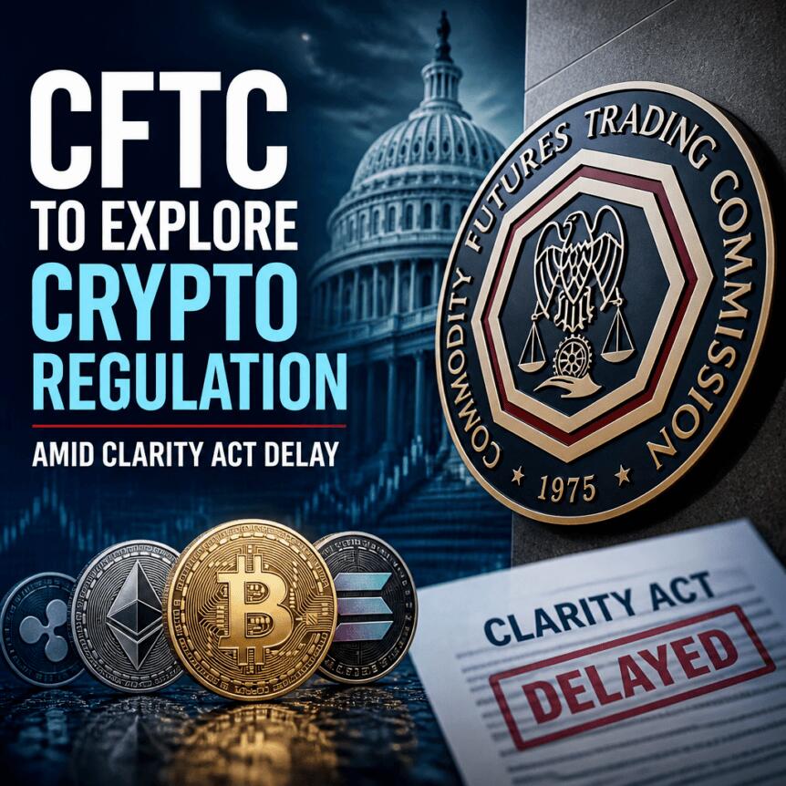 CFTC To Explore Crypto Regulation Amid Clarity Act Delay Cftc To Explore Crypto Regulation Amid Clarity Act Delay