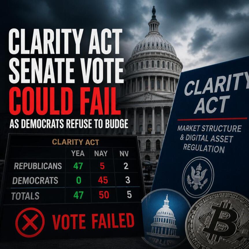 Clarity Act Senate Vote Could Fail as Democrats Refuse to Budge Clarity Act Senate Vote Could Fail As Democrats Refuse To Budge