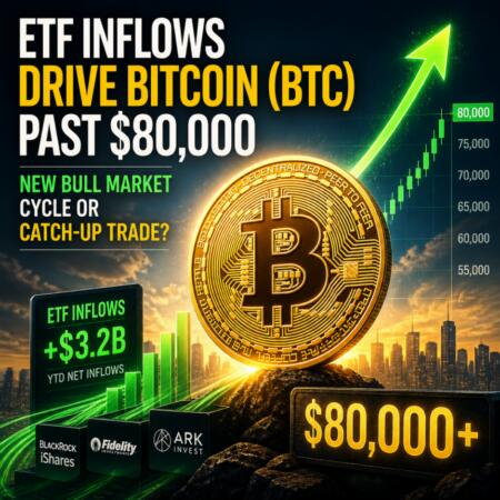 Etf Inflows Drive Bitcoin Btc Past 80 000 New Bull Market Cycle Or Catch Up Trad