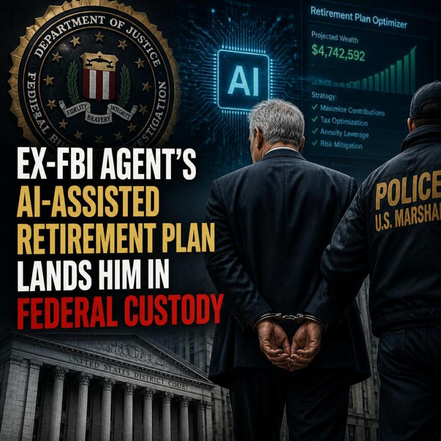 Ex Fbi Agent S Ai Assisted Retirement Plan Lands Him In Federal Custody