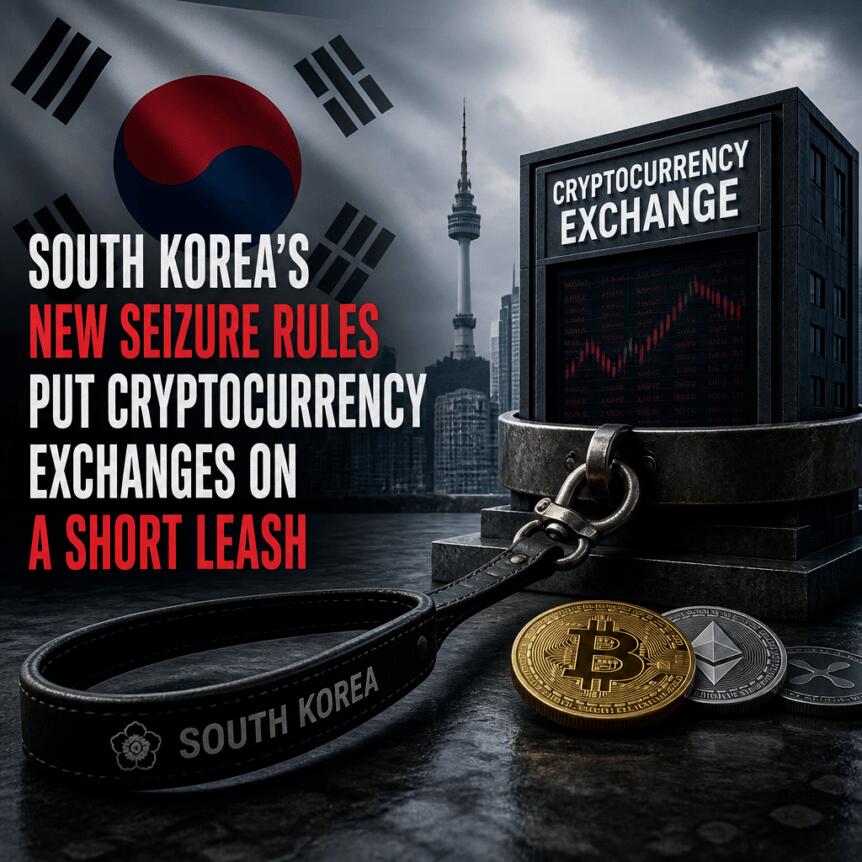 South Korea S New Seizure Rules Put Cryptocurrency Exchanges On A Short Leash