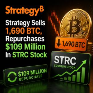 Strategy Sells 1,690 BTC, Repurchases $109 Million In STRC Stock Strategy Sells 1 690 Btc Repurchases 109 Million In Strc Stock