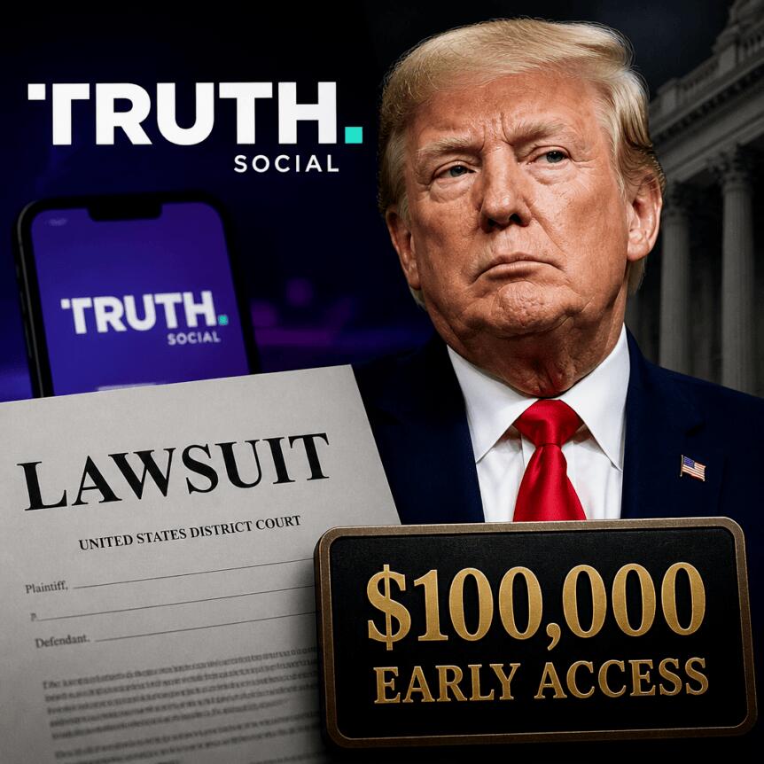 Trump Media Faces Lawsuit Over $100,000 Truth Social Early Access Trump Media Faces Lawsuit Over 100 000 Truth Social Early Access