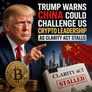 Trump Warns China Could Challenge US Crypto Leadership as Clarity Act Stalls Trump Warns China Could Challenge Us Crypto Leadership As Clarity Act Stalls