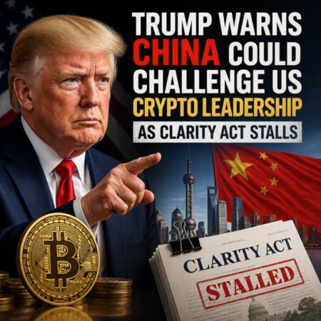 Trump Warns China Could Challenge Us Crypto Leadership As Clarity Act Stalls