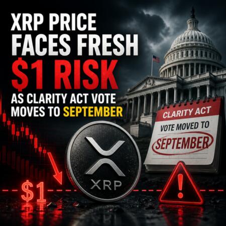 Xrp Price Faces Fresh $1 Risk As Clarity Act Vote Moves To September Xrp Price Faces Fresh 1 Risk As Clarity Act Vote Moves To September