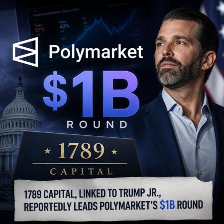 1789 Capital, linked to Trump Jr., reportedly leads Polymarketโs $1B round 1789 Capital, Linked To Trump Jr., Reportedly Leads Polymarketโs $1b Round