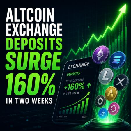 Altcoin Exchange Deposits Surge 160% in Two Weeks Altcoin Exchange Deposits Surge 160% In Two Weeks