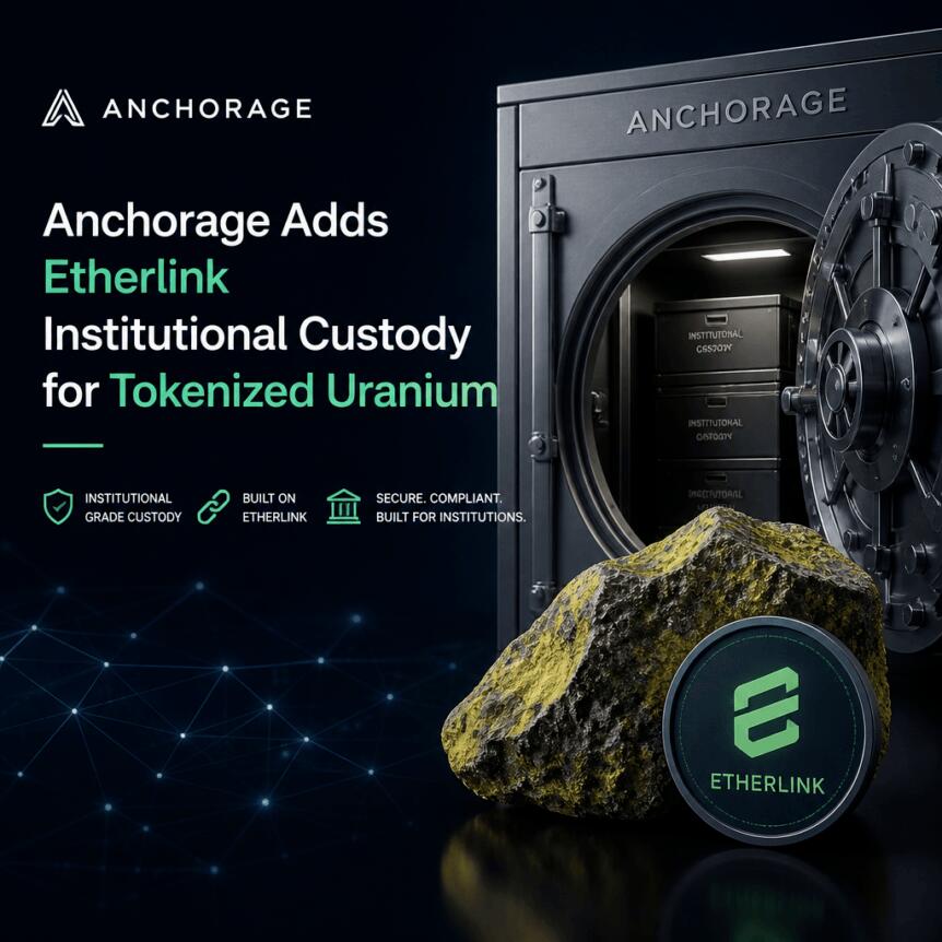 Anchorage Adds Etherlink Institutional Custody for Tokenized Uranium Anchorage Adds Etherlink Institutional Custody For Tokenized Uranium