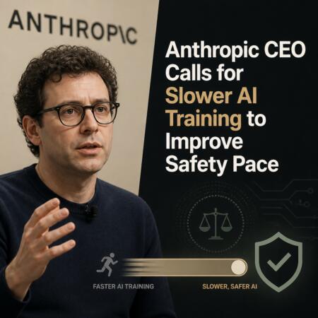 Anthropic CEO Calls for Slower AI Training to Improve Safety Pace Anthropic Ceo Calls For Slower Ai Training To Improve Safety Pace