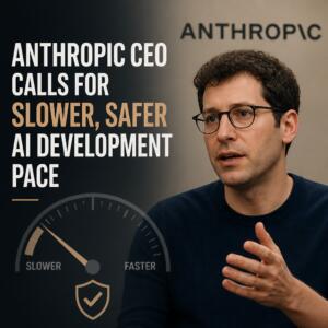 Anthropic CEO Calls for Slower, Safer AI Development Pace Anthropic Ceo Calls For Slower, Safer Ai Development Pace