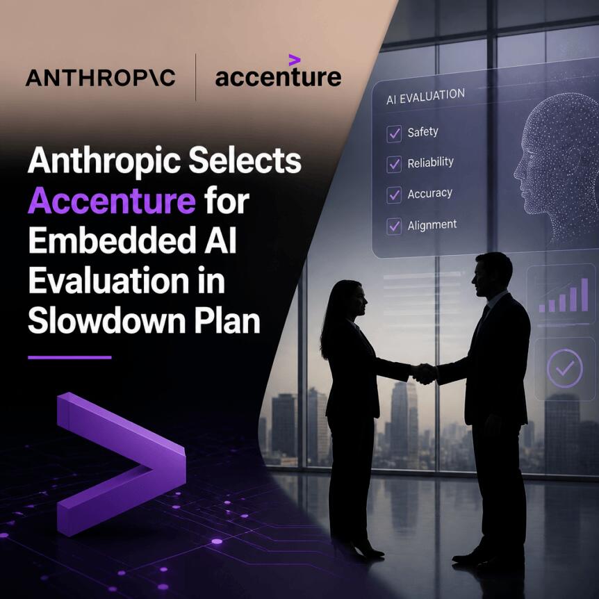 Anthropic Selects Accenture for Embedded AI Evaluation in Slowdown Plan Anthropic Selects Accenture For Embedded Ai Evaluation In Slowdown Plan