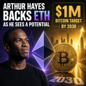 Arthur Hayes Backs Eth As He Sees A Potential $1m Bitcoin Target By 2030